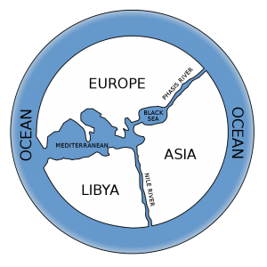 Reconstruction of Anaximander's map
