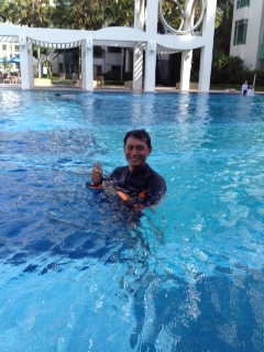 Ben Ng, swimming instructor
