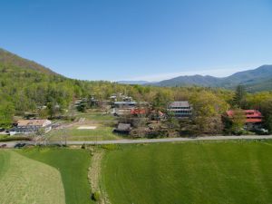 Aerial view of the Penland campus