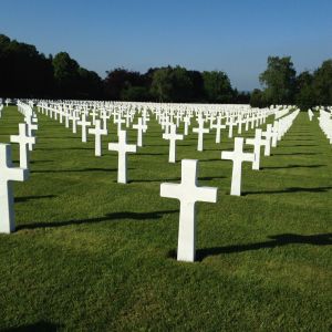The World War II Netherlands American Cemetery and Memorial in Margraten, Netherlands